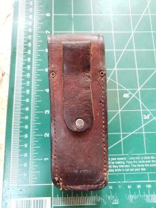 Schrade Old Timer USA 7OT With Original Sheath Lockback Folding Knife