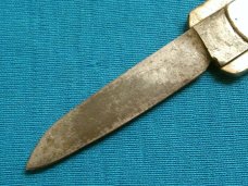VINTAGE TRIFOLD POCKET WATCH FOB RAILROAD FOLDING POCKET KNIFE KNIVES OLD AD
