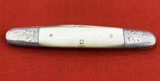 Vintage *Rare* NEW YORK KNIFE Co #2772 Equal End Pen Pocket Knife c1856-1931 MOP