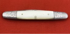 Vintage *Rare* NEW YORK KNIFE Co #2772 Equal End Pen Pocket Knife c1856-1931 MOP
