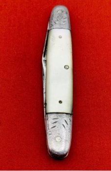 Vintage *Rare* NEW YORK KNIFE Co #2772 Equal End Pen Pocket Knife c1856-1931 MOP