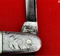 Vintage *Rare* NEW YORK KNIFE Co #2772 Equal End Pen Pocket Knife c1856-1931 MOP