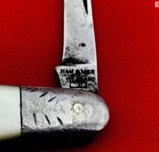 Vintage *Rare* NEW YORK KNIFE Co #2772 Equal End Pen Pocket Knife c1856-1931 MOP