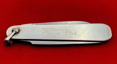 Vintage EMPIRE STAINLESS Sterling Silver Lobster Pen Folding Pocket Knife c.1856-1930