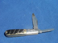 J.A. Henckels Folding Barlow 2 blade Pocket Knife W/ Rams horn scales NOS/NIB  NEW IN BOX!