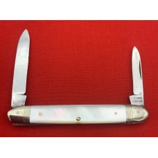 Vintage HERMS GERMANY 2-Blade Equal End Senator Pen Folding Pocket Knife Pearl Pre-1930