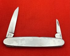 Vintage H. BOKER & CO SOLINGEN Equal End Pen Folding Pocket Knife c.1869-1944 Stainless Steel