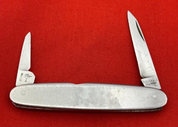Vintage H. BOKER & CO SOLINGEN Equal End Pen Folding Pocket Knife c.1869-1944 Stainless Steel Vintage H. BOKER & CO SOLINGEN Equal End Pen Folding Pocket Knife c.1869-1944 Stainless Steel