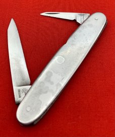 Vintage H. BOKER & CO SOLINGEN Equal End Pen Folding Pocket Knife c.1869-1944 Stainless Steel