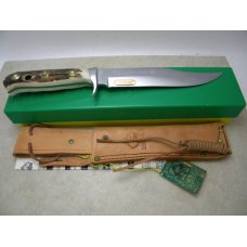 Puma Germany Stag 6396 Original Puma Bowie Sheath Knife c.1973 - NIB