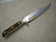 Puma Germany Stag 6396 Original Puma Bowie Sheath Knife c.1973 - NIB