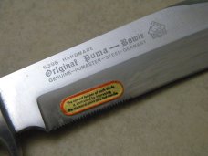 Puma Germany Stag 6396 Original Puma Bowie Sheath Knife c.1973 - NIB