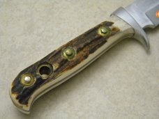 Puma Germany Stag 6396 Original Puma Bowie Sheath Knife c.1973 - NIB