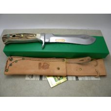 Puma Germany Stag 6377 White Hunter Sheath Knife c.1973