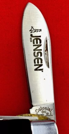 Colonial Knife Co. Jensen Electrician’s Knife Sawn Delrin Scales Salesman’s Sample