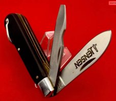 Colonial Knife Co. Jensen Electrician’s Knife Sawn Delrin Scales Salesman’s Sample