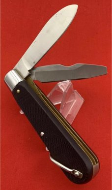 Colonial Knife Co. Jensen Electrician’s Knife Sawn Delrin Scales Salesman’s Sample