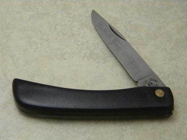 Kissing Crane Germany Black Angus Sodbuster Knife