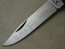 Kissing Crane Germany Black Angus Sodbuster Knife