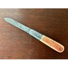 Great Eastern Cutlery Tidioute TC Ancient Barlow 151118 Muscadine Sawcut Bone Handle Used GEC 15