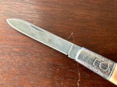 Great Eastern Cutlery Tidioute TC Ancient Barlow #151118 Muscadine Sawcut Bone Handle Used (GEC 15) 