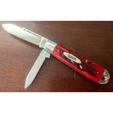 Marbles MSA English Jack Knife, Red Jigged Bone Handle, USA Made In 2001, New