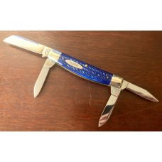 Marbles MSA Congress Knife, Blue Jigged Bone Handle, USA Made In 2001, New