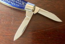 Marbles MSA Congress Knife, Blue Jigged Bone Handle, USA Made In 2001, New 