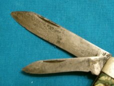 VINTAGE FANCY HANDLE IMPERIAL PROV RI USA SLEEVEBOARD FOLDING POCKET PEN JACK KNIFE KNIVES OLD
