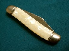VINTAGE IMPERIAL PROV RI USA SALESMAN SAMPLE USA SERPENTINE PEN JACK FOLDING POCKET KNIFE KNIVES OLD