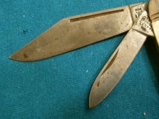 VINTAGE IMPERIAL PROV RI USA SALESMAN SAMPLE USA SERPENTINE PEN JACK FOLDING POCKET KNIFE KNIVES OLD