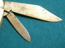 VINTAGE IMPERIAL PROV RI USA SALESMAN SAMPLE USA SERPENTINE PEN JACK FOLDING POCKET KNIFE KNIVES OLD