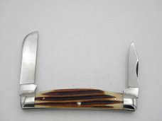 Queen Cutlery Co. #31 Half Congress in Winterbottom Bone: 4” closed; 1961 - 1971,