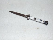 MILANO ITALY SWITCH BLADE KNIFE, Push button with Bolster / Guard Unlock 9
