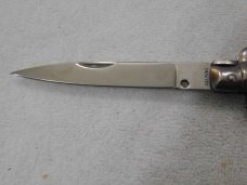 MILANO ITALY SWITCH BLADE KNIFE, Push button with Bolster / Guard Unlock 9