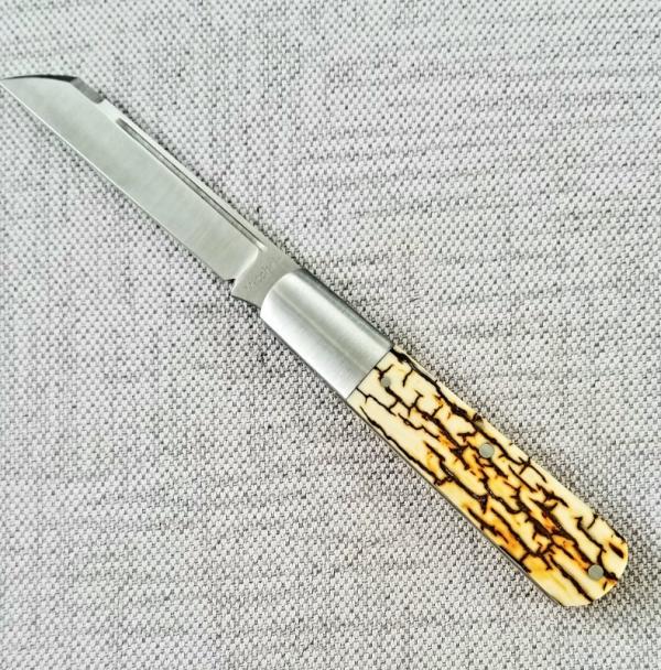 Jeff Mitchell Custom Mammoth Sheepsfoot Barlow Knife, 3.75