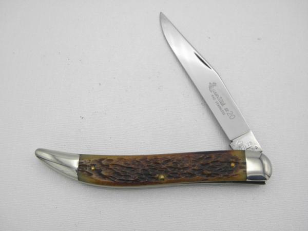 Queen Cutlery Co. Texas Toothpick #20, 1978:  Rogers Bone handles, Q78