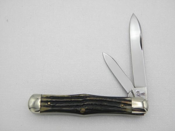 Queen Cutlery #58 Small Coke Bottle Jack Winterbottom bone:  3 1/2” closed, 1955 - 1957,