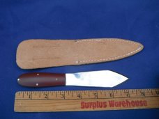  Case XX 303 Throwing Knife with Leather Sheath 8 Dot.  Case knives. Case XX Made in the USA!!!