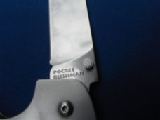 Cold Steel 95FB Pocket Bushman Folding Knife 4-1/2" Stonewash Blade