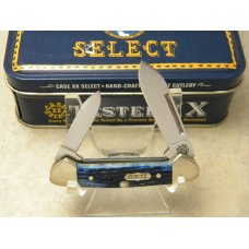Case XX Select USA Bone 62132 Baby Butterbean Mini Canoe Knife in Tin Box