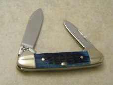 Case XX Select USA Bone 62132 Baby Butterbean Mini Canoe Knife in Tin Box