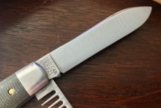 Great Eastern Cutlery Tidioute #152221 Urban Jack, OD Green Canvas Bone Handle, New (GEC 15) 