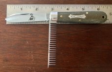 Great Eastern Cutlery Tidioute #152221 Urban Jack, OD Green Canvas Bone Handle, New (GEC 15) 
