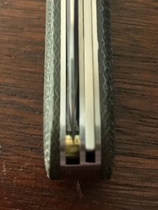 Great Eastern Cutlery Tidioute #152221 Urban Jack, OD Green Canvas Bone Handle, New (GEC 15) 