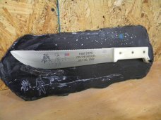 Case XX 1889-1989 Bradford PA USA Apollo 11 Mission Replica Knife  w/Display Serial # 0001 Astronaut