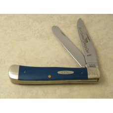 Case XX USA 1991 Blue NCCC B254 Trapper Club Knife