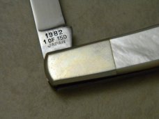 Parker Cut Co. Japan Pearl "North Carolina Cutlery Club" Whittler Knife