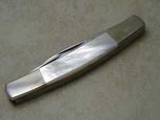 Parker Cut Co. Japan Pearl "North Carolina Cutlery Club" Whittler Knife