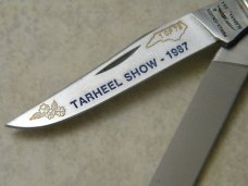 Parker-Edwards Alabama, USA Bone 1 of 75 Tarheel Show 1987 Mini Trapper Knife